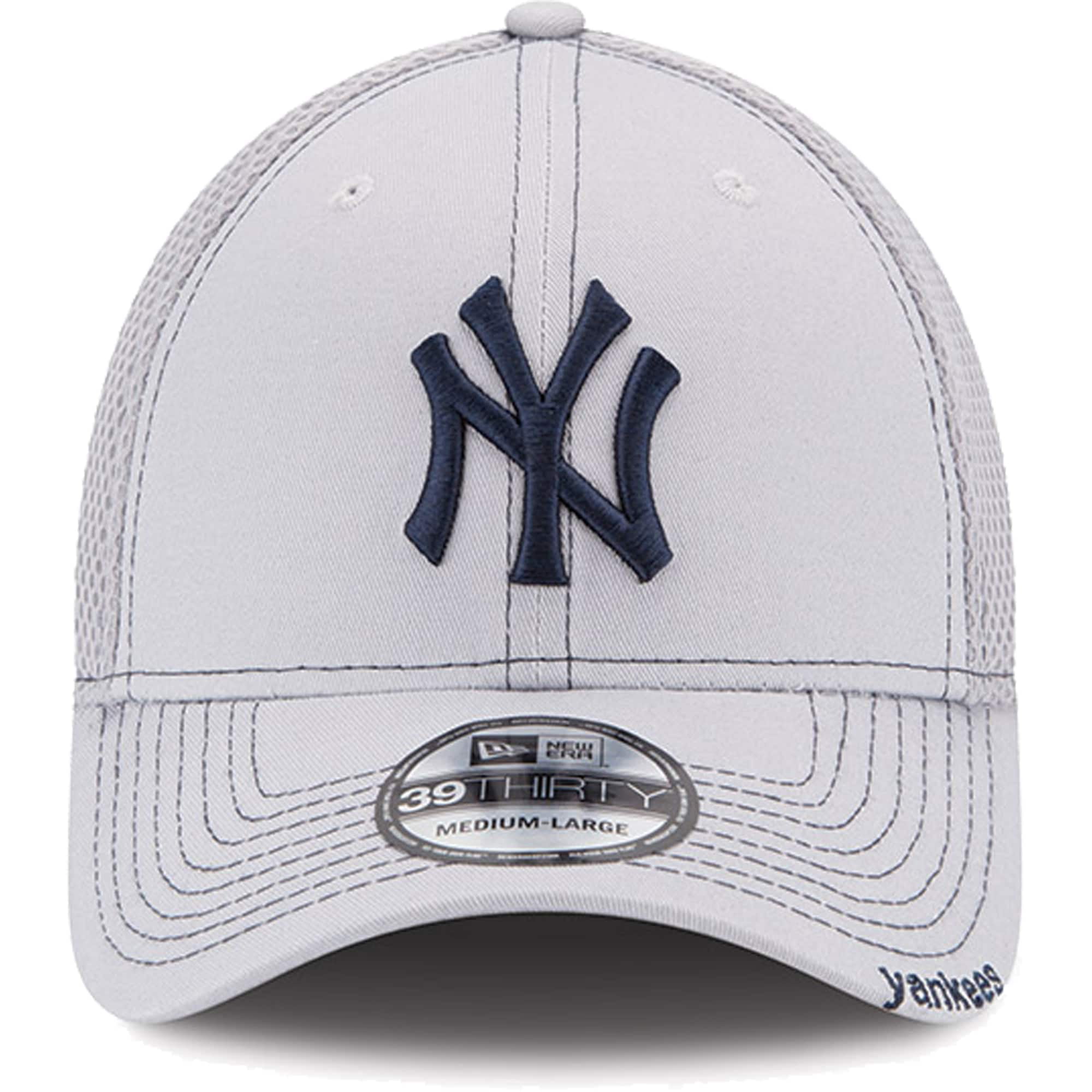 New Era New York Yankees Gray Neo 39THIRTY Stretch Fit Hat