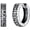 E-Sterling Silver-Runes, variant on Leander Norse Viking Runes Hoop Earrings for Men Hypoallergenic Stainless Steel Punk Huggie Hoop Earring Sturdy Norse Mythology Jewelry Gifts with Delicate Packaging