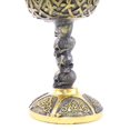 thumbnail image 3 of Smiling Juju Mythical Bronze Royal Dragon Wine Goblet Skulls Medieval Collectible Magical Halloween Party Home Decor Gift, 3 of 4