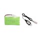 thumbnail image 1 of unique 9.6v 2400mah NiMH Battery + 9.6v USB Charger compatible Rc toys Car Robot Boat Gun Tank Train NI-MH AA 9.6v Rechargeable Battery Pack, 1 of 5