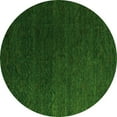 thumbnail image 1 of Ahgly Company Indoor Round Abstract Green Modern Area Rugs, 8' Round, 1 of 4