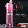 thumbnail image 5 of Yesbay 600ml Outdoor Sports Gym Creative Spray Drinking Water Bottle,Red, 5 of 8