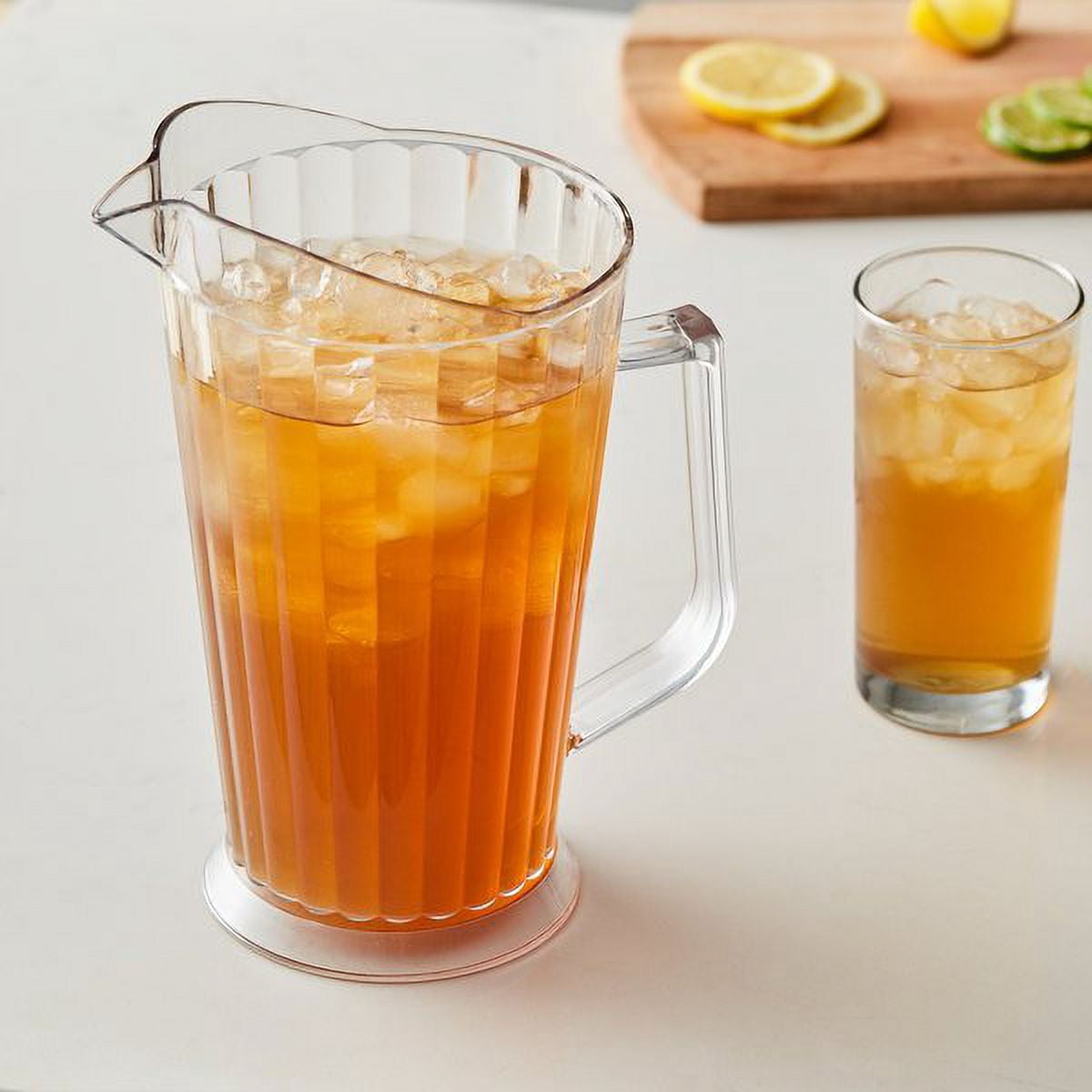 (Price/case)G.E.T. Enterprises P-1064-1-CL Pitcher 60 Ounce San. Clear 1-1 Dozen