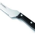 thumbnail image 2 of Humbee 10 Inch Serrated Offset Bread Knife, Premium Stainless Steel Blade with Wave Edge, Full Tang Handle, Razor Sharp for Bread, Durable Professional Kitchen Knife, Black, 2 of 6