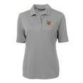 thumbnail image 2 of Women's Cutter & Buck Gray Las Vegas Aviators Virtue DryTec Eco Pique Recycled Polo, 2 of 3