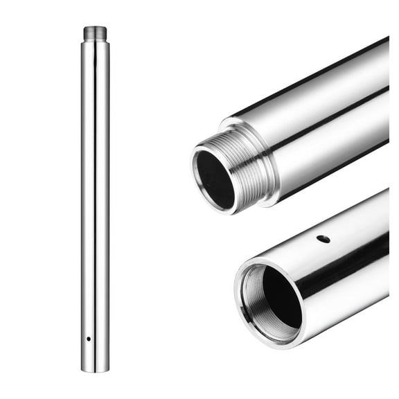 Dance Pole Extension 500mm - Silver - Professional Pole Extension for Home, Stage, Studio - 1.75 Inch Pole Compatible - Durable 40Cr Steel US