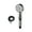 Silver, variant on High Pressure 5 - Mode Filtered Shower Head, Filtered Shower Head with Handheld, Built-In Power Wash Filtration System for Hard Water, Pressure Boosting Shower Head with Handheld with 1.5m Hose