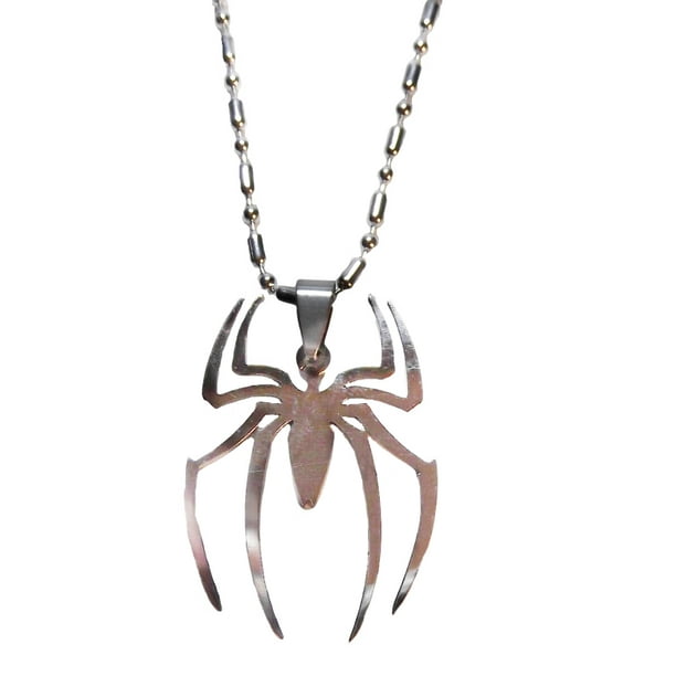 SpiderMan "Spider" Stainless Steel Pendant Necklace