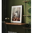 thumbnail image 2 of Cute Ghost Wall Art Canvas Artwork Wall Decor Ghost with Broomstick Prints Painting Art Prints Picture Halloween Home Bedroom Decoration No Frame, 2 of 7