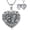 B-Butterfly Rose, variant on Sunflower Locket Necklace for Women, 925 Sterling Silver Dainty Heart Filigree Sunflower Pendant, Christmas Mother's Locket Photo Necklace Memorial Sunflowers Jewelry Gift