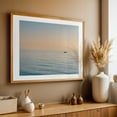 thumbnail image 5 of Out to Sea - Salerno Campania Italy Photography Minimalist Ocean Sunset Boat Pastel Water Coast Unframed Wall Art Print 24 x 36 inches, 5 of 7