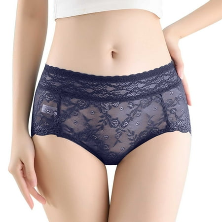 

Women s Originals Seamless Panties Plus Size Lace High Waist Panties Pure Cotton Lift Panties Briefs for Women