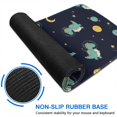 thumbnail image 6 of Long Mouse Pads for Desk,Dark Blue Dinosaurs Space Pattern Desk Mats on Top Of Desks, Desk Mouse Pad Extra Large with 3mm Non-Slip Base and Stitched Edge for Gaming,Office,Work,Home 31.5"x11.8", 6 of 6
