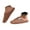 Brown, variant on Womens Mens Fuzzy Slippers Cozy Soft Non Slip House Shoes Plush Winter Indoor Bedroom Slides