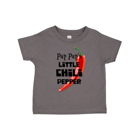 

Inktastic Pap Pap s Little Chili Pepper Gift Toddler Boy or Toddler Girl T-Shirt