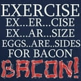 thumbnail image 3 of CafePress - Exercise, Eggs Are Sides For BACON! T Shirt - Men's Classic Graphic Cotton T-Shirt, 3 of 4