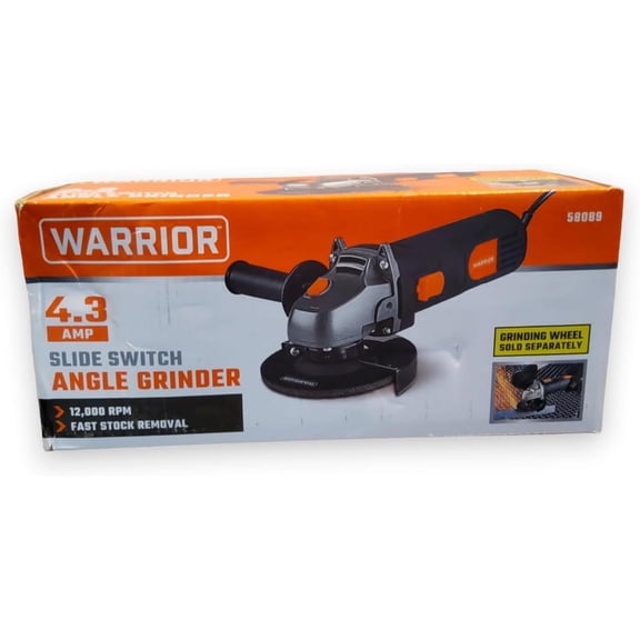 amp, 4-1/2 in. Angle Grinder with Slide Switch 58089