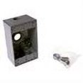 thumbnail image 2 of Teddico/Bwf 1504-1 Outlet Box, 97.3 cu-in, 4-1/2 in, 1-Gang, 4-Knockout, Metal, Gray, Powder-Coated, 2 of 2