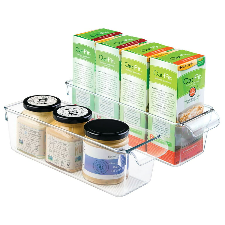 Zulay 4 Pack Clear Refrigerator Organizer Bins - Medium, 4 - Fry's Food  Stores