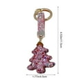 thumbnail image 2 of NIUBWJL Christmas Tree Keychain Cute Personalized Bag Pendant Genned With Diamonds Car Key Chain Colorful Accessories, 2 of 5
