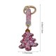 thumbnail image 3 of Adornos navideños, regalos navideños, llavero de árbol de Navidad, bonito colgante personalizado para bolso, con diamantes, llavero de coche, accesorios coloridos, llavero de plástico., 3 of 6