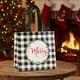 thumbnail image 1 of Bolsa de regalo navideña de tela no tejida | Bolsa plegable impermeable para guardar regalos navideños | Bolsa reutilizable navideña con asa resistente | Para dulces, pequeños regalos, decoración y, 1 of 6