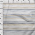 thumbnail image 3 of oneOone Cotton Flex Dusty Blue Fabric Stripes Fabric For Sewing Printed Craft Fabric By The Yard 40 Inch Wide, 3 of 4