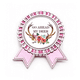 thumbnail image 1 of Ángulo de venado Insignia broche Medalla rosa premiada, 1 of 3