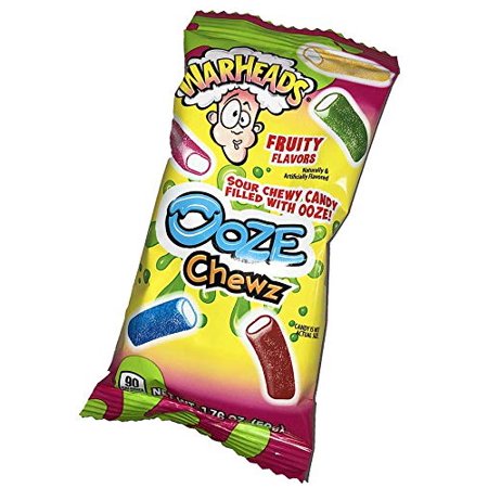 Ooze Chewz Gummi Candy Chews  1.76 Ounce Bag - 10 Count Display Box