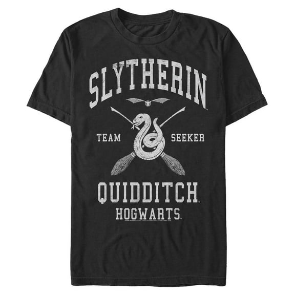 Men's Harry Potter Slytherin Teamk Seeker Snake Graphic T-Shirt