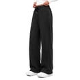 thumbnail image 4 of Fantaslook Womens Wide Leg Sweatpants High Waisted Baggy Pants Fashion Drawstring Athletic Sweatpants with Pockets, 4 of 10