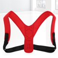 thumbnail image 3 of Corrector De Postura De Espalda Para Hombres Y Mujeres Cinturón De Soporte De Hombro Con Correas Ajustables (Rojo) Scienceny AF000331-00, 3 of 6
