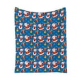 thumbnail image 2 of Christmas Santa Claus Throw Blankets, Xmas Soft Lightweight Anti Pilling Aldult Fleece Blanket for Women, Winter Tree Snowflake Red Decorative Blanket for Chair Couch Living Bedroomn, 2 of 5