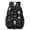 Cat and Skull, variant on Sun and Moon Gothic Pattern 17" School Backpacks for Teens,Waterproof Oxford Fabric,S-Shape Padded Straps for School,Travel,Hiking,Camping