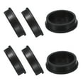 thumbnail image 1 of Uxcell 6 Pcs Tapón de Silicona en Forma de T, Diámetro 50 mm/1.97 Pulgadas, Tapón de Silicona Impermeable Reutilizable para Sellar Agujeros Redondos en Equipos de Tuberías, Negro, 1 of 7