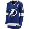 thumbnail image 2 of Women's Fanatics Steven Stamkos Blue Tampa Bay Lightning Captain Patch Home Breakaway Player Jersey, 2 of 3