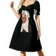 thumbnail image 1 of Vestido de manga corta Whoopi, vestidos para mujer, elegantes y chic, vestidos de mujer, promoción, vestidos de mujer, 1 of 7