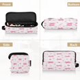 thumbnail image 5 of Hair Tool Organizer Bag with Heat Resistant Mat Removable Travel Storage Case for Hot Air Brushes Curling Irons Pink Butterfly Knot and Flowers, 5 of 8