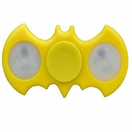 *US SELLER* NEW 18 Pattern Crome Batman fidget Spinner LED Halloween ADHD Autism 
