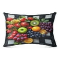 thumbnail image 2 of Pillow Case Plush Pillow Fruit Painting Photo Case standard size/King size/Queen size Bed Pillow Pillowcases, 2 of 9