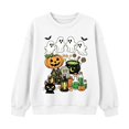 thumbnail image 4 of Womens Sweatshirts Halloween Ghost Sweatshirts Oversized Sweater Casual Sweaters Cute Sweaters Trendy Sweaters Pullover Sweaters Spooky Season Sweatshirt Cute Halloween Outfits, 4 of 4