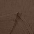 thumbnail image 4 of DJDLJWCJ Big Girls Button Up Shirt Solid Color Loose Fit Long Sleeve Shirts Loose Fit Casual Shirts with Pocket Brown Size 5T, 4 of 9