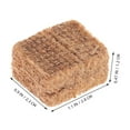 thumbnail image 2 of OULII 10pcs Fire Bricks Fire Starter Cubes Brown Quick Ignition for Camping, 2 of 8