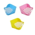 thumbnail image 3 of Litter Tray Rabbit Corner Bed Indoor Outdoor Cleaning Poop Rectangular Shape Cages Indoor Outdoor Cleaning Pot Pets Training Tool Potty Toilet Blue, 3 of 9
