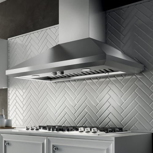 baffle range hood