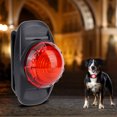 thumbnail image 3 of Collar fluorescente colgante luminoso LED antipérdida de noche para perro mascota impermeable de plástico ABS (rojo), 3 of 5