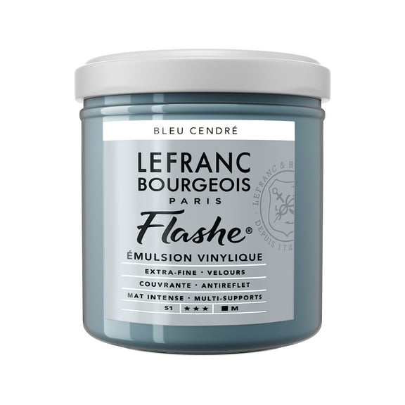 Lefranc & Bourgeois Flashe Matte Artist's Color, 125ml, Blue Ash
