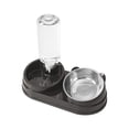 thumbnail image 2 of SHENGXINY Cat Bowls Set - 2 in 1 Pet Feeding Water Bowl, All-in-One Food Water Feeder for Dogs and Cats Gray 11x5.63x2.95in, 2 of 6