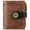 Brown & Black, variant on Small Women Wallet Genuine Leather Bifold Purse RFID Blocking Card Holder