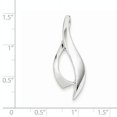 thumbnail image 2 of 14k White Gold Designer Slide, 2 of 3
